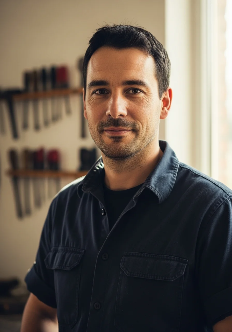 Mike Rebronja, Inhaber von Rebronja Gebäudedienste, im Porträt